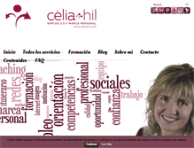 Tablet Screenshot of celiahil.com